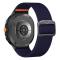  Galaxy Watch 8 46/44/40 mm Armband Justerbart Nylon Mörk Blå