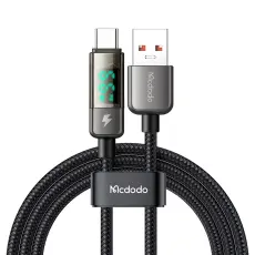 MCDODO Mcdodo 1.2m 100W 6A USB-C Auto Off Kabel Svart