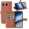  OnePlus Nord 4 Fodral Litchi Läder Brun