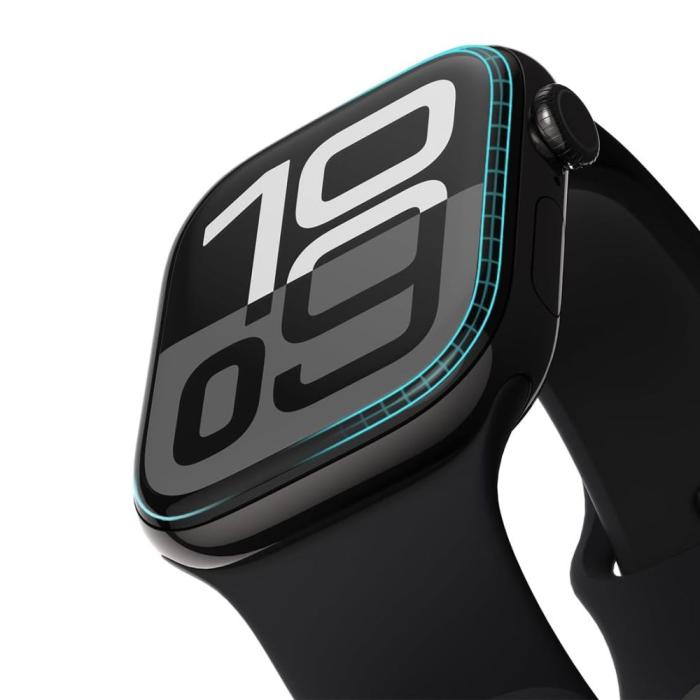 Bild 3, HOFI HOFI Apple Watch 11/10 42 mm 2-PACK Skärmskydd Pro+ Hybrid Glas