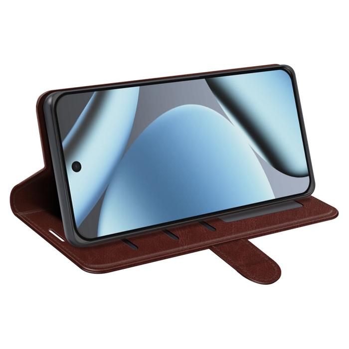 Bild 3,  Google Pixel 11/10 Fodral Crazy Horse Läder Brun