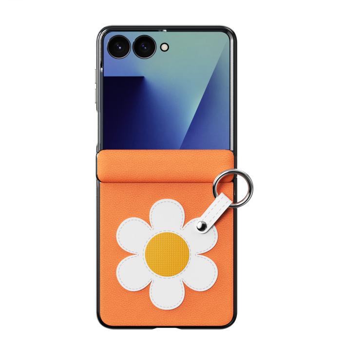 Bild 2, DUX DUCIS DUX DUCIS Samsung Galaxy Z Flip 8 Skal PU-Läder Prästkrage