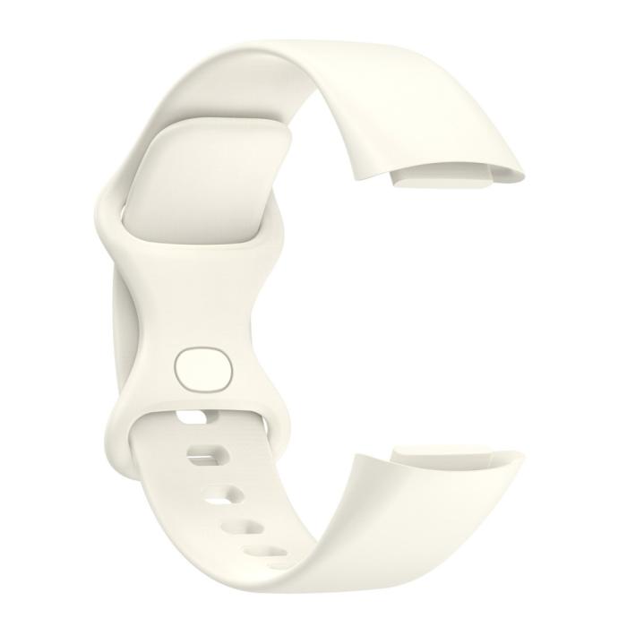 Bild 4,  Fitbit Charge 6 / 5 Armband TPU (S) Beige