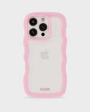 holdit holdit iPhone 16 Pro Skal Wavy Pink/Transparent