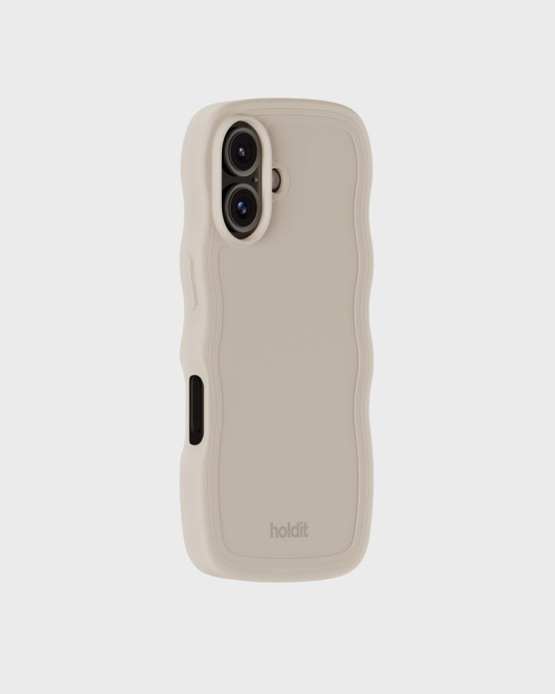 holdit holdit iPhone 16 Plus Skal Wavy Light Beige