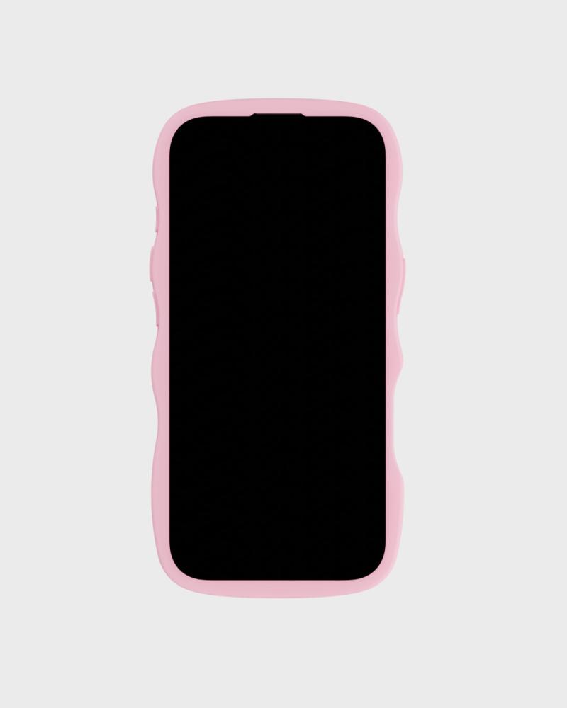 holdit holdit iPhone 16 Pro Skal Wavy Pink/Transparent