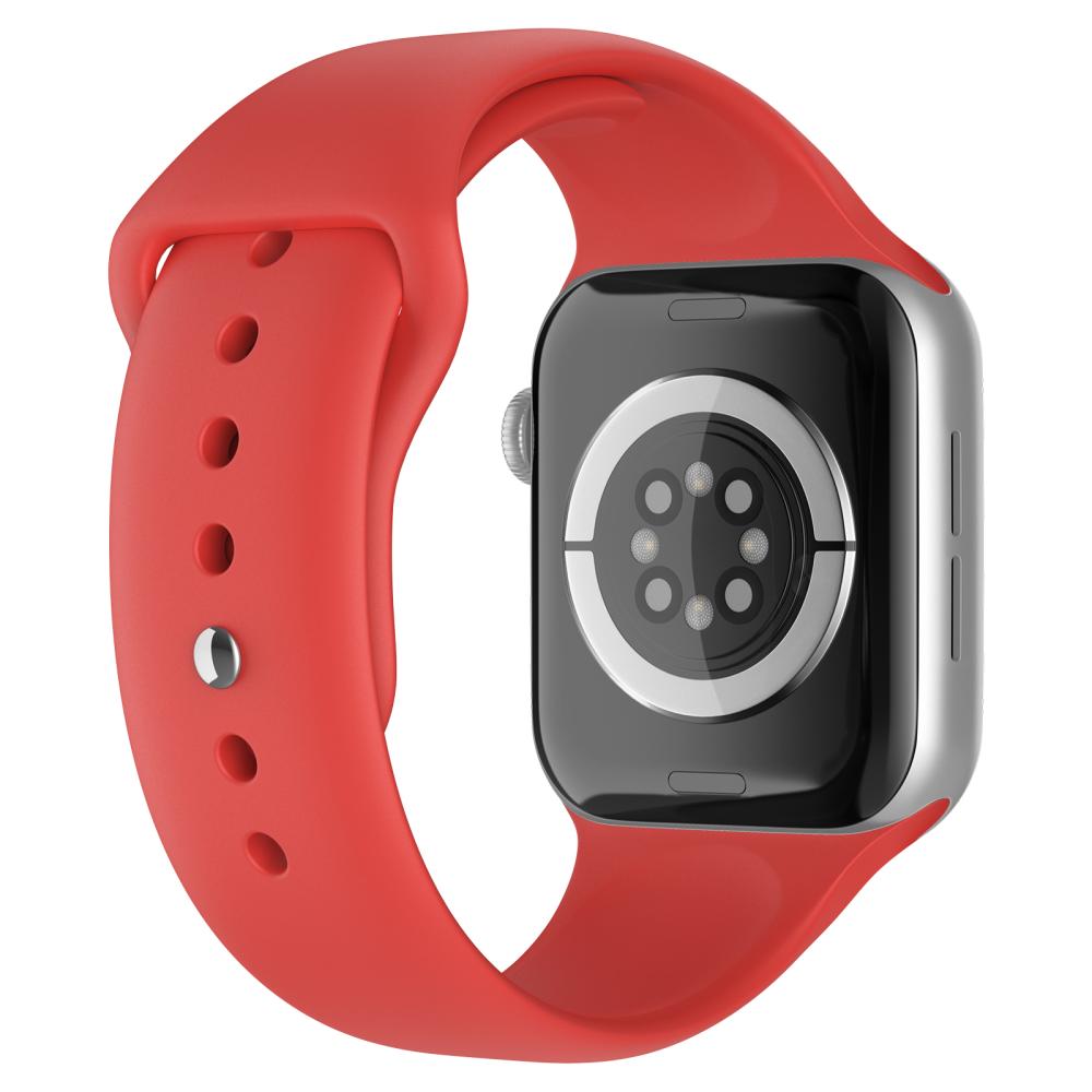 ColorPop Apple Watch 38/40/41/42 mm Silikon Armband (M/L) Röd