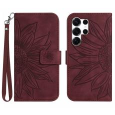 Samsung Galaxy S26 Ultra Fodral Solros Tryck Vinr&ouml;d