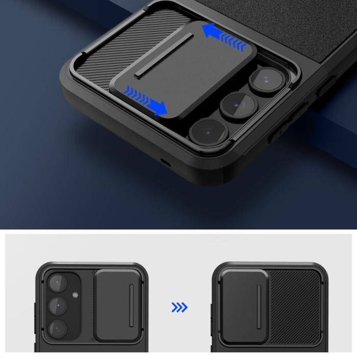 Bild 2, Tech-Protect Tech-Protect Galaxy A55 5G Skal Velar Cam+ Svart