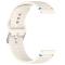  Klockarmband 20 mm Silikon Wave Design Beige