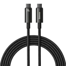 BASEUS Baseus 3m 240W USB-C - USB-C Kabel Tungsten Gold Series Svart