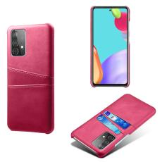 KSQ Samsung Galaxy A52 / A52s - KSQ Skal Med Kortfack - Rosa