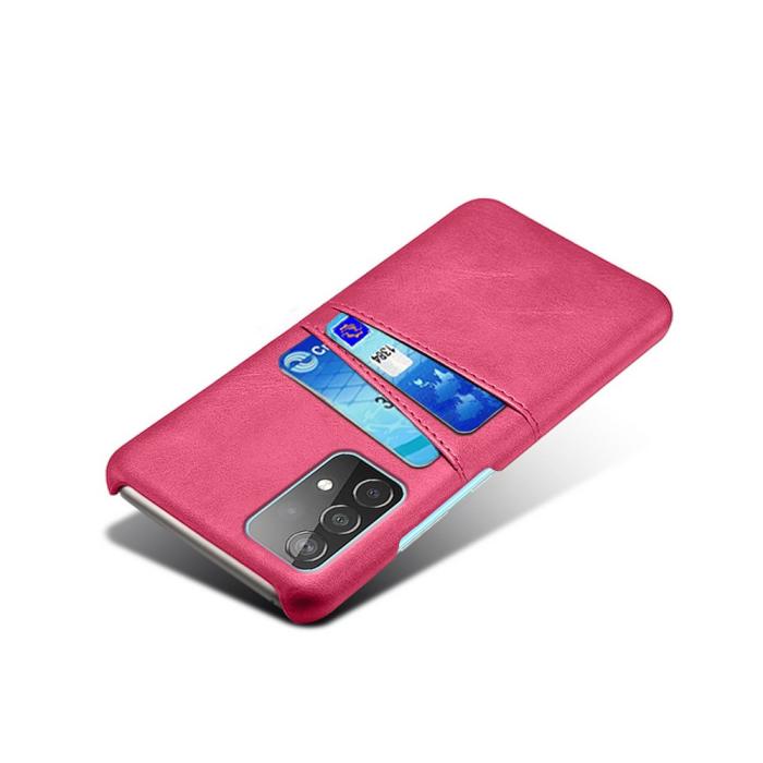 Bild 4, KSQ Samsung Galaxy A52 / A52s - KSQ Skal Med Kortfack - Rosa