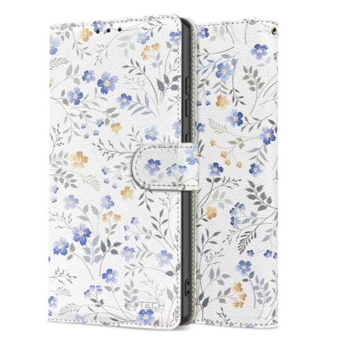 Bild 4, Tech-Protect Tech-Protect Galaxy A26 / A17 Fodral Läder Spring Flowers