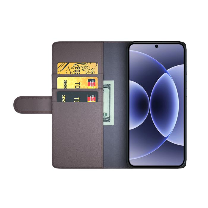 Bild 2,  Xiaomi 17 Fodral Premium Äkta Läder Brun