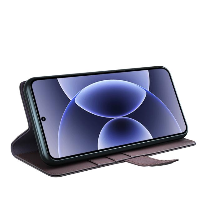 Bild 3,  Xiaomi 17 Fodral Premium Äkta Läder Brun
