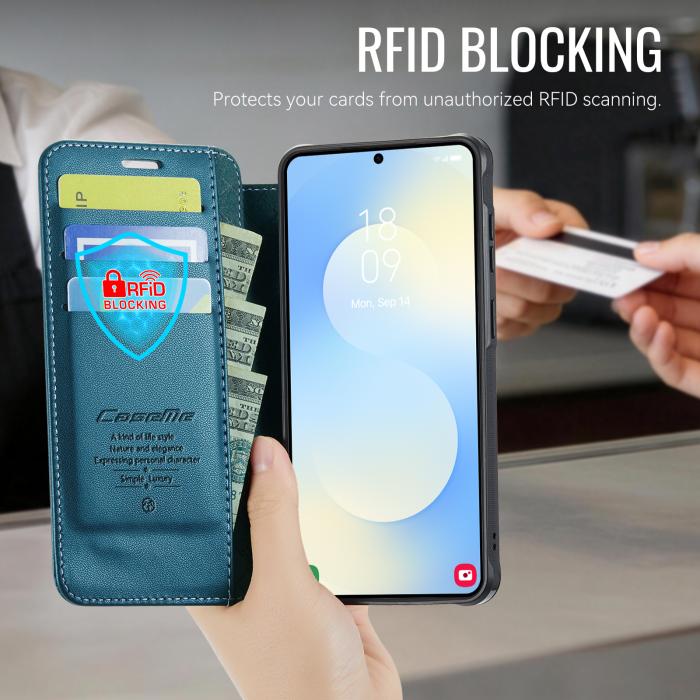 Bild 4, CASEME CASEME Samsung Galaxy S26 Skal RFID Plånbok Blå