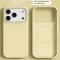  iPhone 17 Pro Max Skal MagSafe Liquid Silikon Gul
