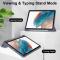  Samsung Galaxy Tab A9 Plus Fodral Hybrid Pennhållare Lila