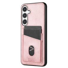 AZNS AZNS Samsung Galaxy A37 5G Skal Med Kortfack L&auml;der Ros&eacute;guld