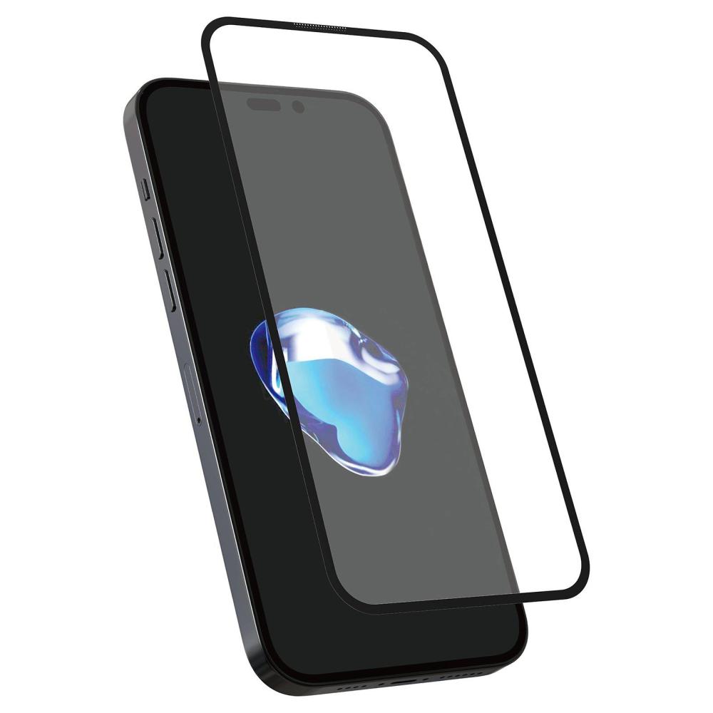 holdit holdit iPhone 15 Pro Max Skärmskydd Heltäckande Svart Ram