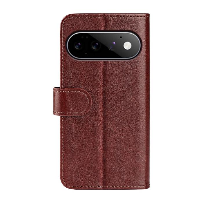 Bild 6,  Google Pixel 11/10 Fodral Crazy Horse Läder Brun