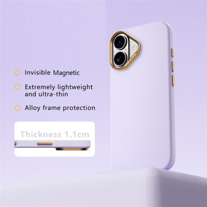 Bild 2, ABEEL ABEEL iPhone 17 / 18 Skal MagSafe Silikon PC Lilac Lila