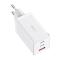 BASEUS Baseus 65W GaN5 Pro Väggladdare 2x USB-C 1x USB-A Vit