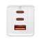 BASEUS Baseus 65W GaN5 Pro Väggladdare 2x USB-C 1x USB-A Vit