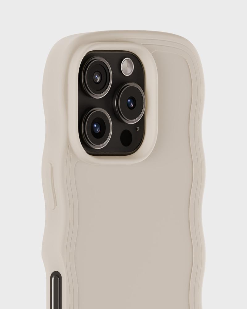 holdit holdit iPhone 16 Pro Max Skal Wavy Light Beige