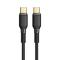 MCDODO Mcdodo 1.2m 240W 5A PD USB-C - USB-C Snabbladdningskabel Svart