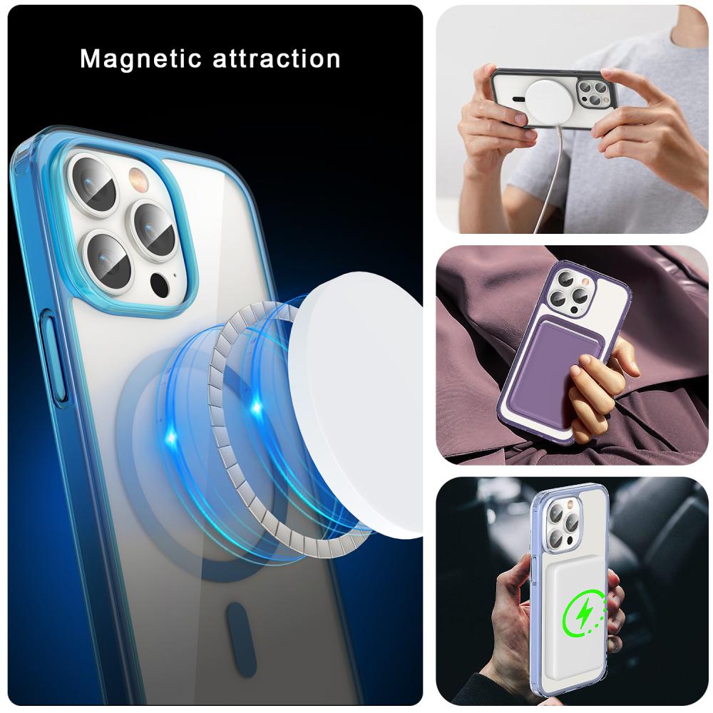ColorPop ColorPop iPhone 13 Pro Max Skal CH MagSafe Transparent/Svart