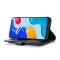  iPhone 15 Pro Fodral Läder Solid Blå