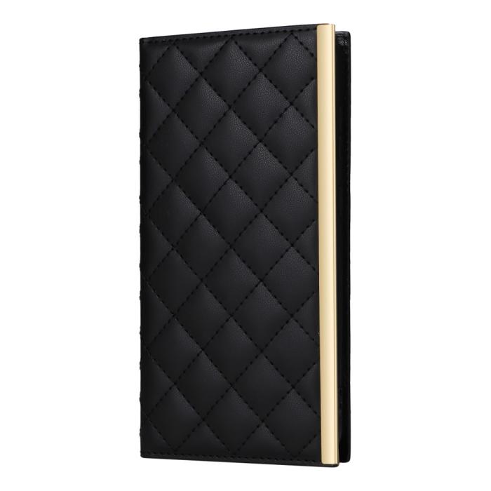 Bild 6,  Samsung Galaxy S25 Plus Fodral Rhombus Läder Svart