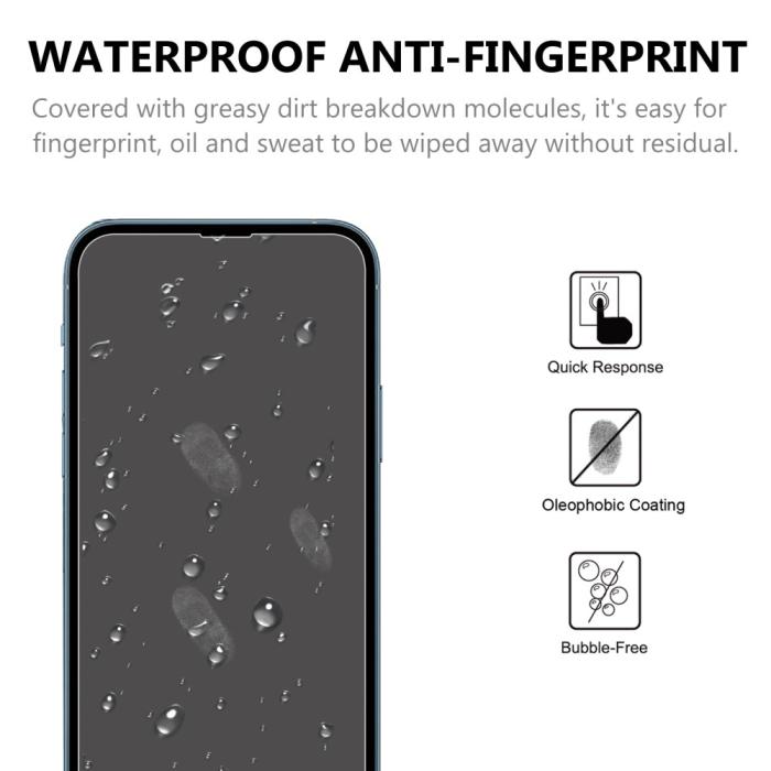 Bild 4,  iPhone 14 Plus / 13 Pro Max - 2-PACK Skärmskydd I Härdat Glas