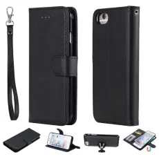  iPhone 6/7/8/SE (2020/2022) - 2in1 Magnet/Pl&aring;nboksfodral - Svart