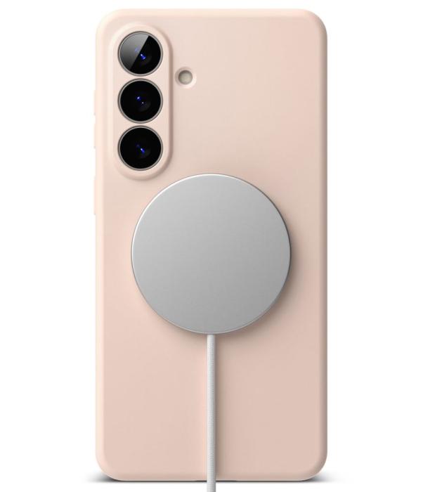 Bild 4, Ringke Ringke Samsung Galaxy S26 Plus Skal MagSafe Silicone Pink Sand
