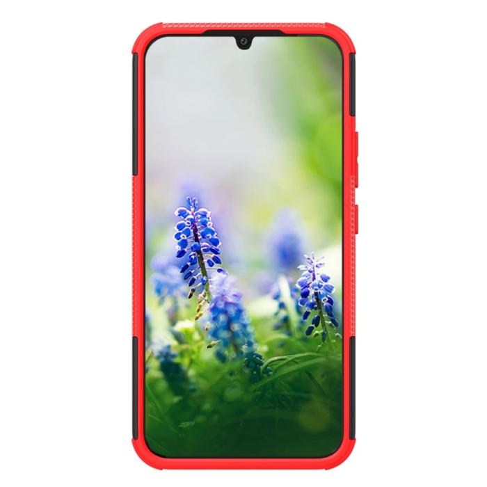 Bild 4,  Galaxy A34 5G Skal Ultimata Stöttåligt med Stöd Röd