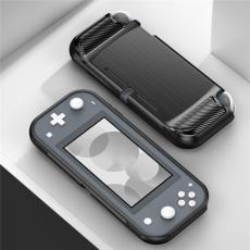  Nintendo Switch Lite Skal Kolfibertextur TPU Svart