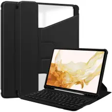  Samsung Galaxy Tab S10 Plus Fodral 360&deg; Rotation Svart