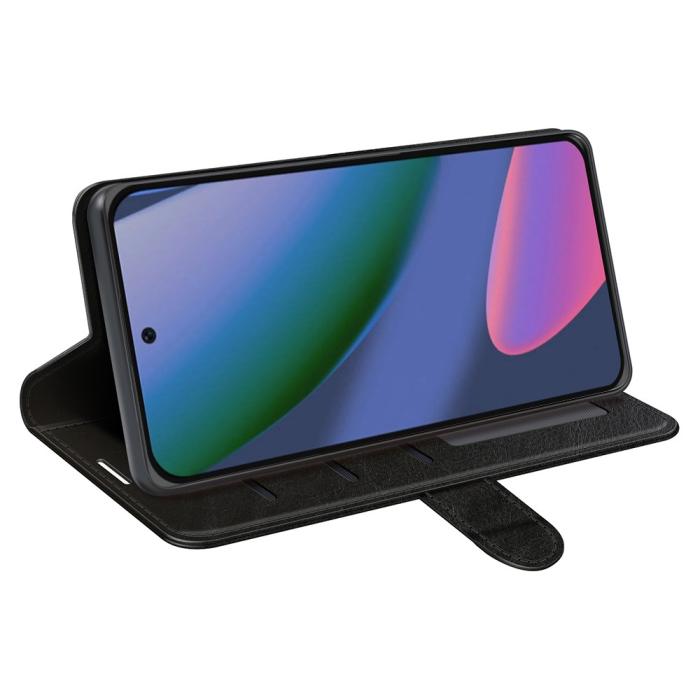 Bild 3,  Google Pixel 11 Pro XL Fodral Crazy Horse Läder Svart