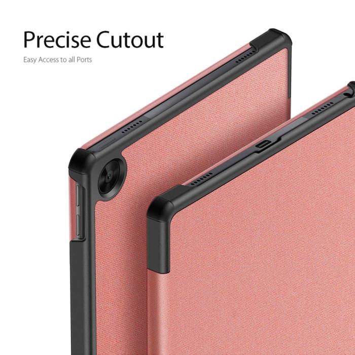Bild 4, DUX DUCIS DUX DUCIS Lenovo Tab M10 Plus Gen 3 Fodral DOMO Tri-Fold Ljus Rosa
