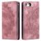  iPhone 17e / 16e Fodral Flip Mandala Läder Roséguld