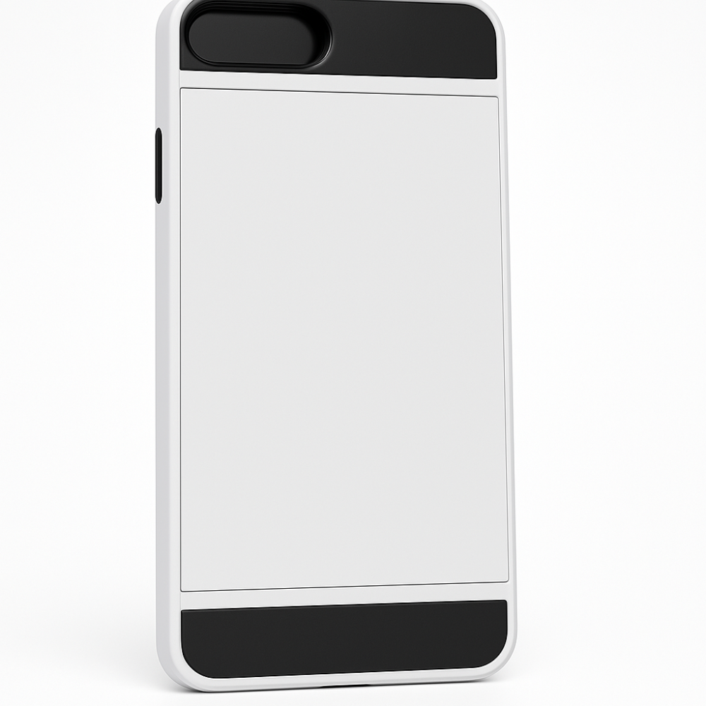  iPhone 7/8 Plus Skal Med Kortfack - Vit