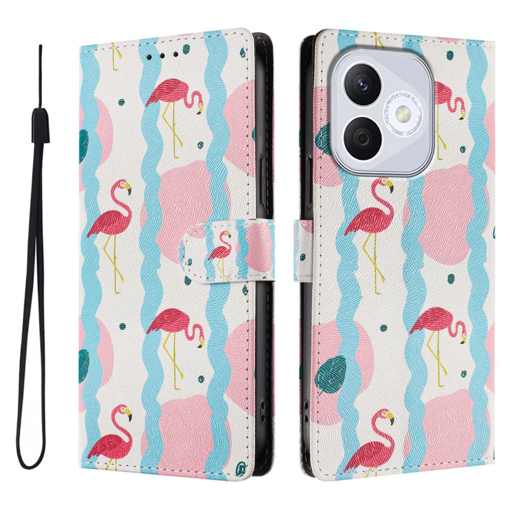  Honor 400 Lite Fodral Med Tryck Flamingos