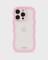 holdit holdit iPhone 16 Pro Max Skal Wavy Pink/Transparent