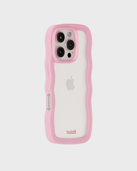 Bild 3, holdit holdit iPhone 16 Pro Max Skal Wavy Pink/Transparent
