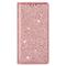  iPhone 15 Plus Fodral Flip Glitter Roséguld