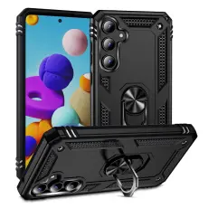  Samsung Galaxy A55 5G Skal Ring Armor Hybrid Svart
