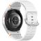  Galaxy Watch 5/5 Pro/6/7/FE Armband Silikon Wave Design Vit